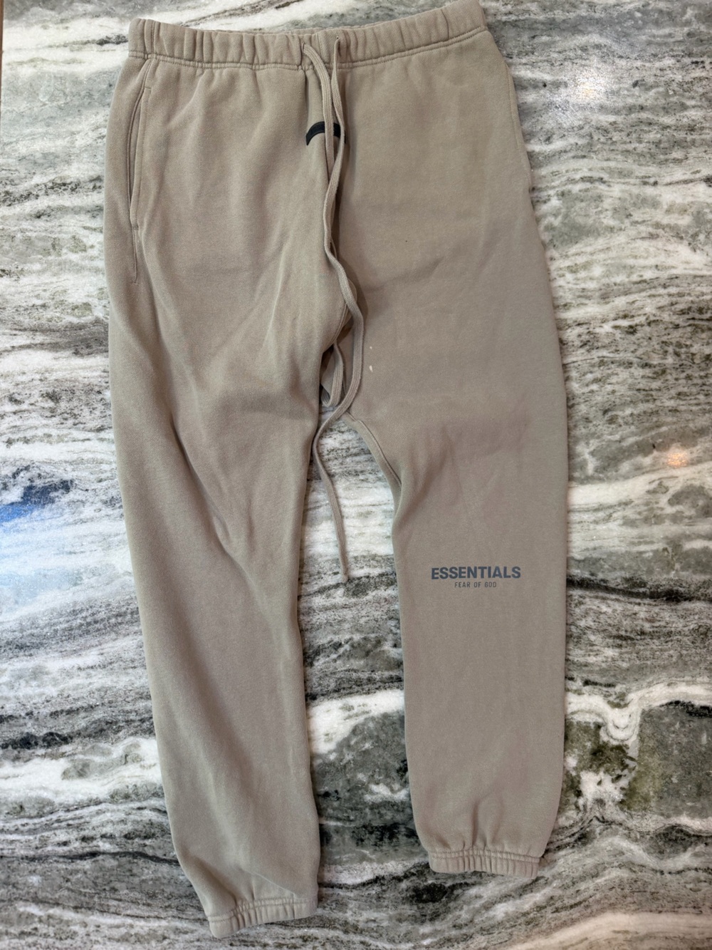 Essentials Fear of God Women's Taupe Drawstring Joggers Sweatpants